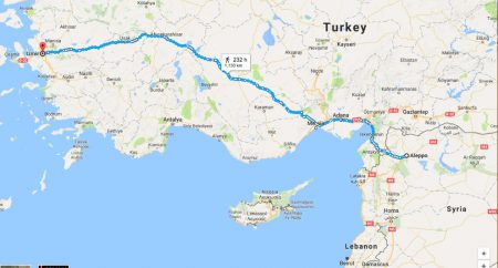 Syria to Izmir